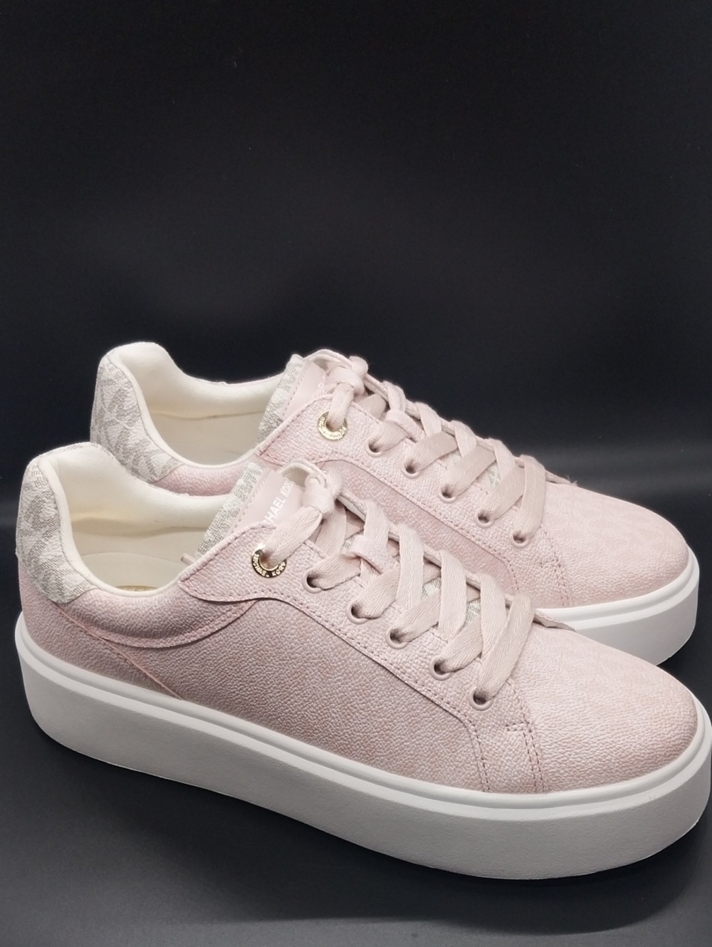Michael Kors Two-Tone Romey Platform Sneakers